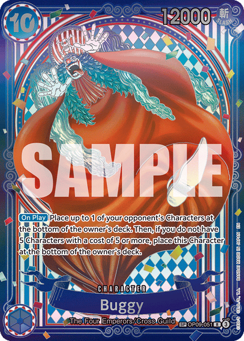 Buggy (OP09-051) OP14-EB04 Silver Special Rare