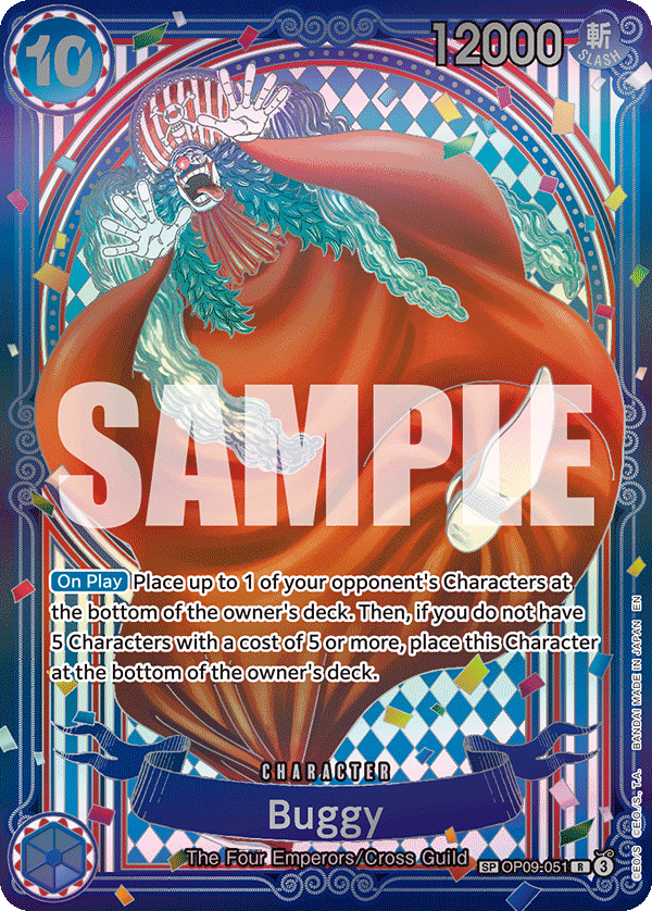 Buggy (OP09-051) OP14-EB04 Silver Special Rare