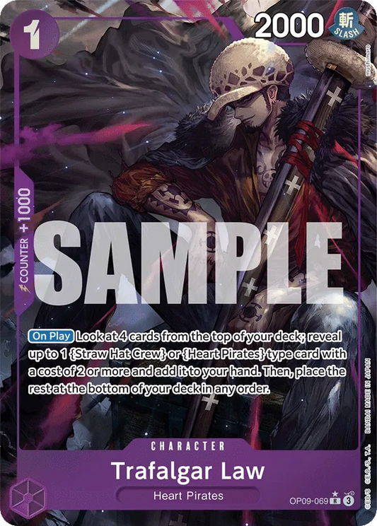 Trafalgar Law (OP09-069) OP09 Alternate Art (AA)