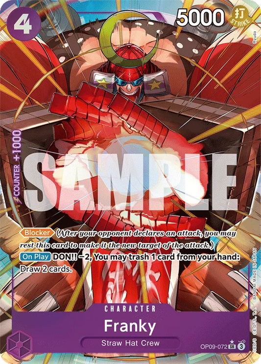 Franky (OP09-072) OP09 Alternate Art (AA)