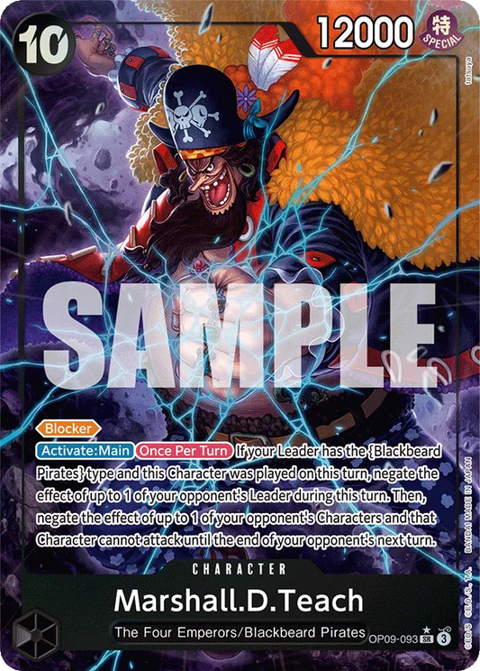 Marshall.D.Teach (OP09-093) OP09 Alternate Art (AA)