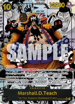 Marshall D. Teach (OP09-093) OP09 Manga Rare
