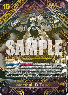 Marshall D. Teach (OP09-093) OP12 Golden Special Rare (SP)