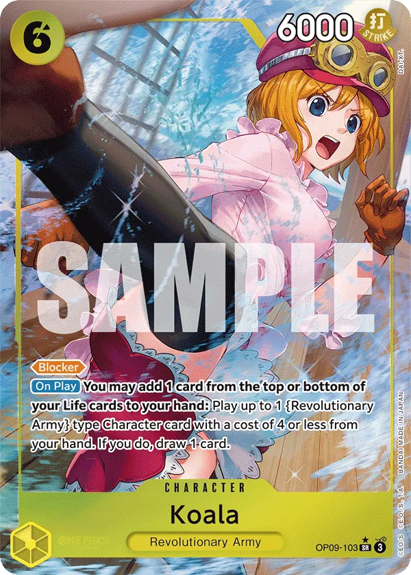 Koala (OP09-103) OP09 Alternate Art (AA)