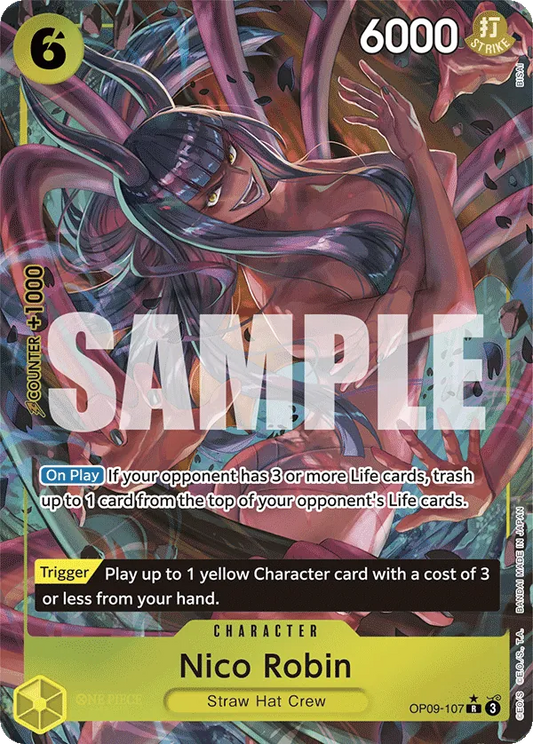 Nico Robin (OP09-107) OP09 Alternate Art (AA)