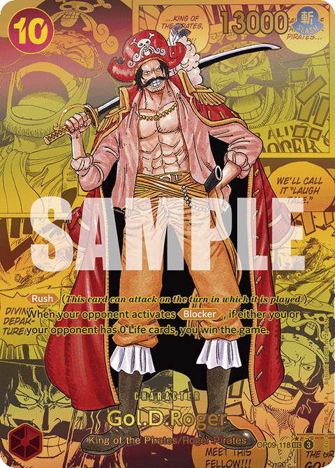 Gol D. Roger (OP09-118) OP09 Manga Rare