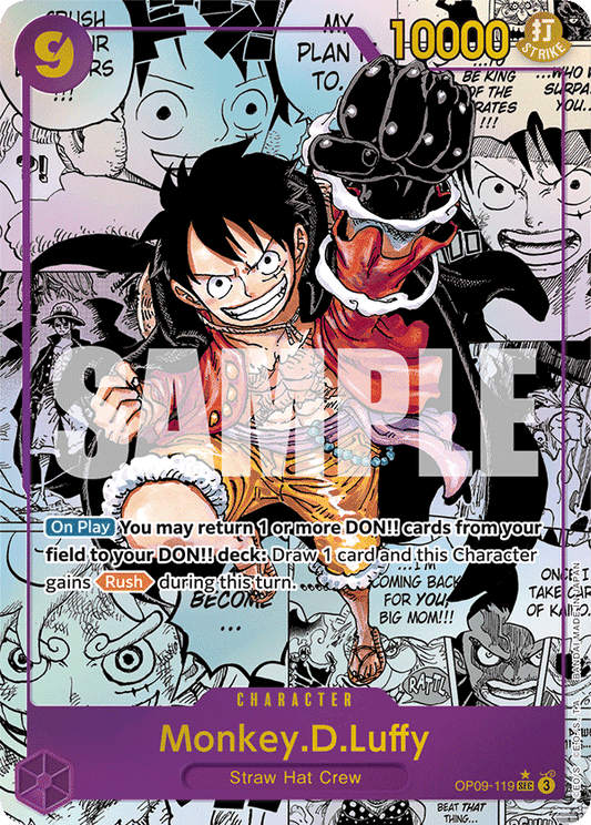 Monkey D. Luffy (OP09-119) OP09 Manga Rare