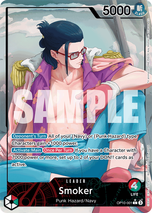 Smoker (OP10-001) OP10 Leader Alt Art (AA)
