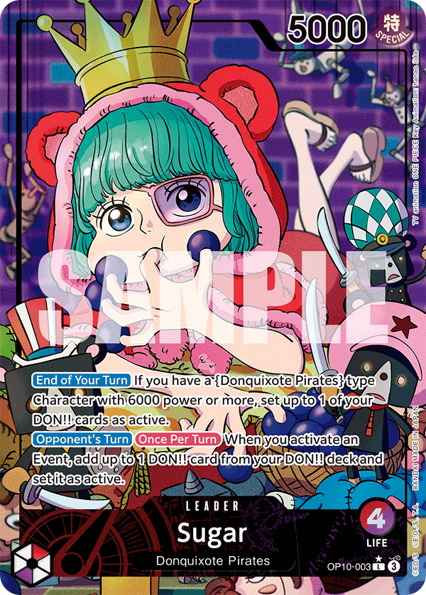 Sugar (OP10-003) OP10 Leader Alt Art (AA)