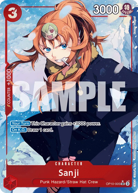 Sanji (OP10-005) OP10 Alternate Art (AA)
