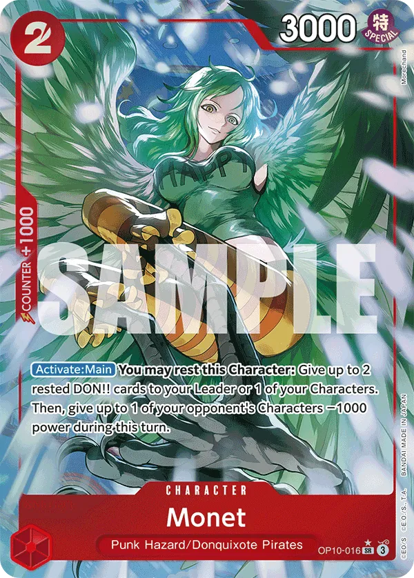 Monet (OP10-016) OP10 Alternate Art (AA)