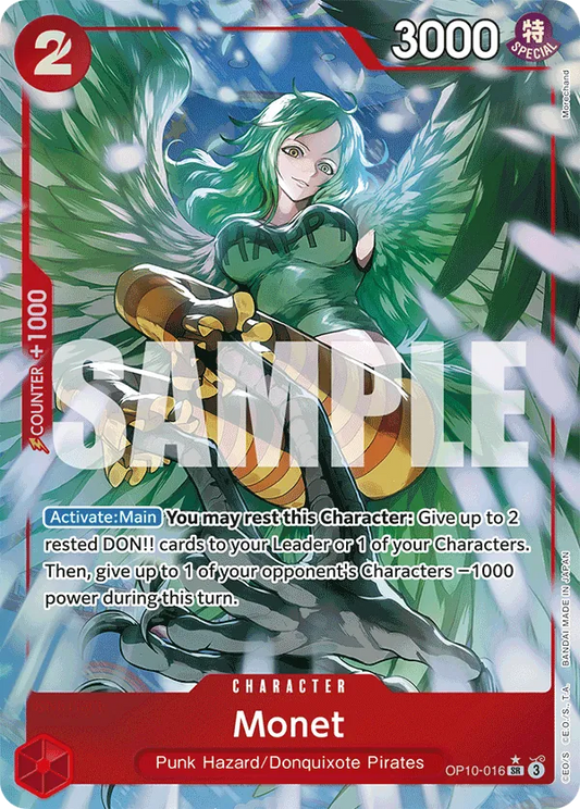 Monet (OP10-016) OP10 Alternate Art (AA)
