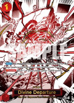 Divine Departure (OP10-019) OP10 Event Manga Rare