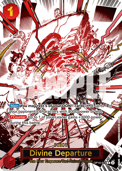 Divine Departure (OP10-019) OP10 Event Manga Rare