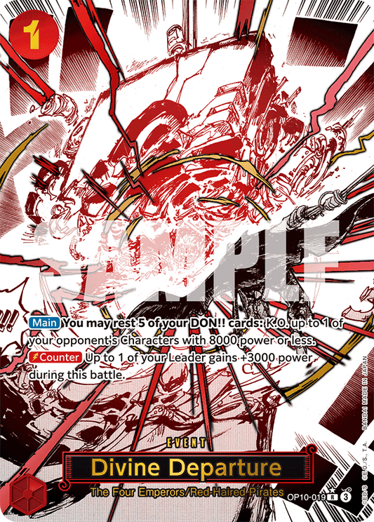Divine Departure (OP10-019) OP10 Event Manga Rare