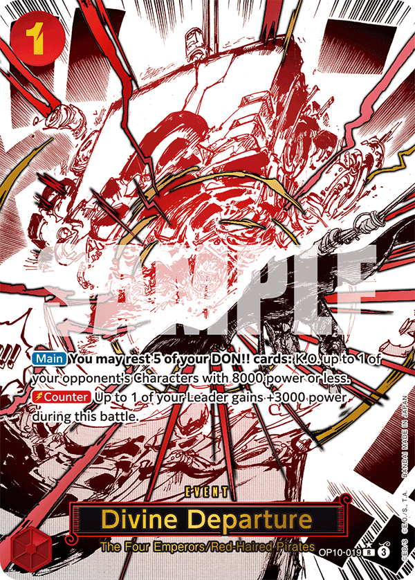 Divine Departure (OP10-019) OP10 Event Manga Rare