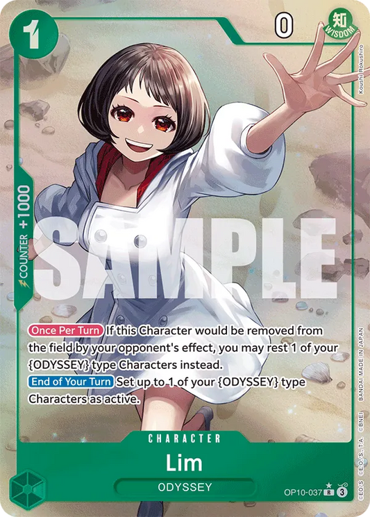 Lim (OP10-037) OP10 Alternate Art (AA)
