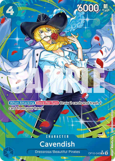 Cavendish (OP10-045) OP10 Alternate Art (AA)