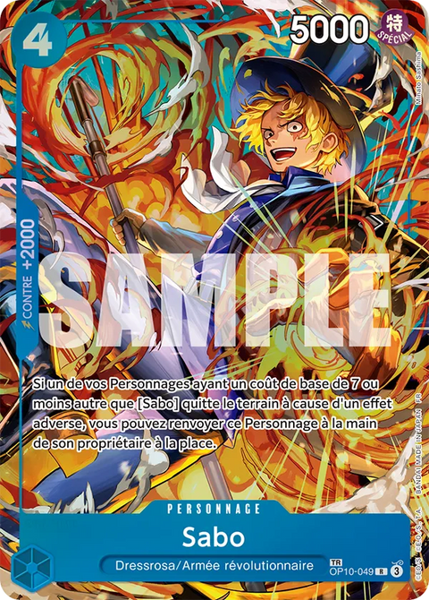 Sabo (OP10-049) French OP12 Treasure Rare