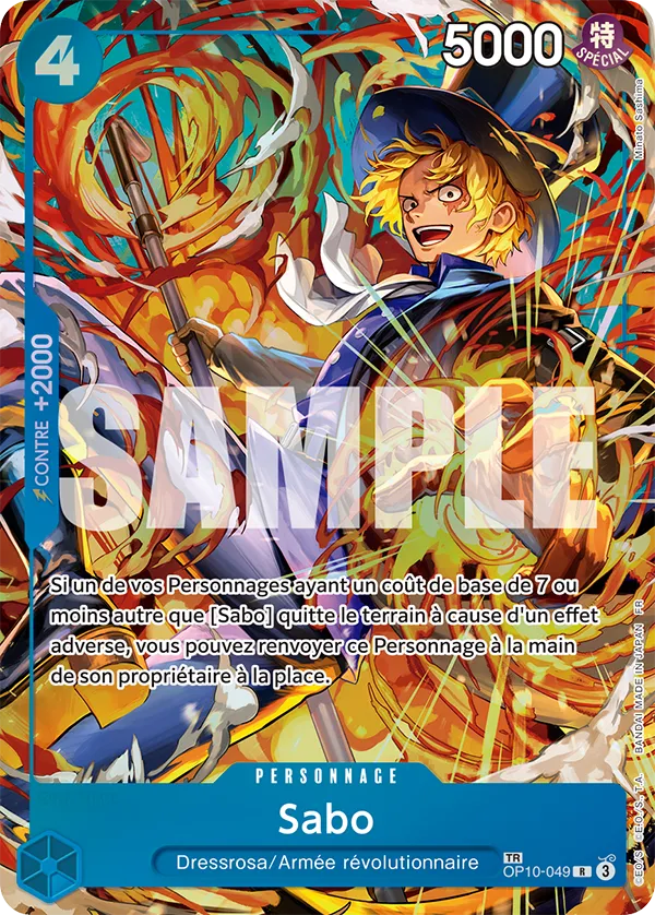 Sabo (OP10-049) French OP12 Treasure Rare