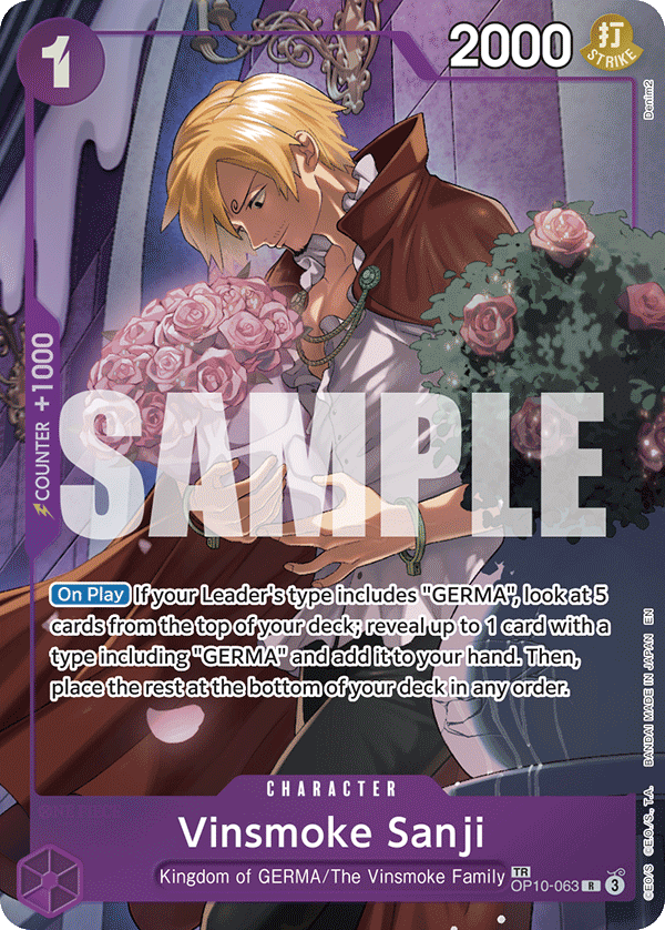 Sanji (OP10-063) OP12 Treasure Rare