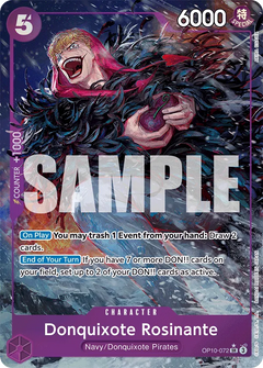 Donquixote Rosinante (OP10-072) OP10 Alternate Art (AA)