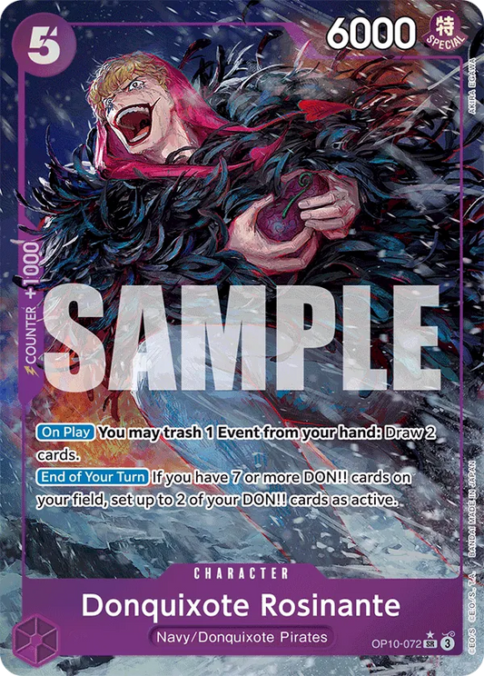 Donquixote Rosinante (OP10-072) OP10 Alternate Art (AA)
