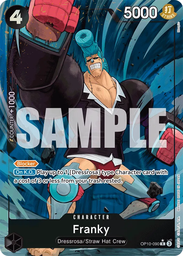 Franky (OP10-090) OP10 Alternate Art (AA)