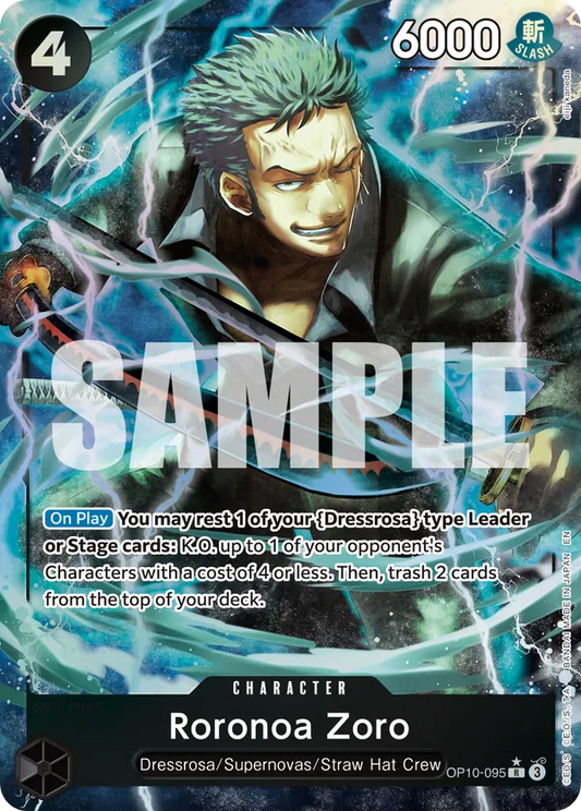 Roronoa Zoro (OP10-095) PRB02 Alternate Art (AA)