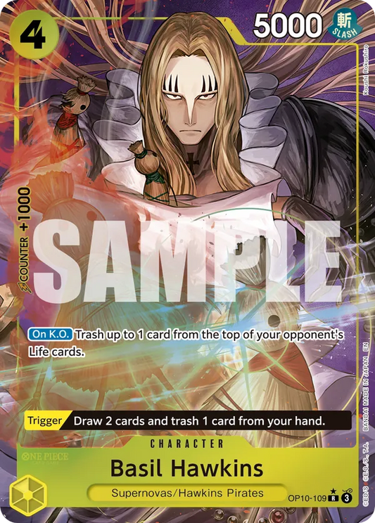 Basil Hawkins (OP10-109) PRB02 Alternate Art (AA)