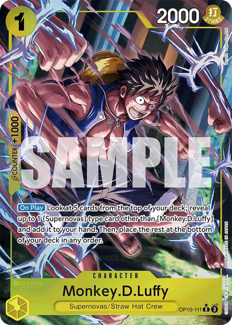 Monkey.D.Luffy (OP10-111) OP10 Alternate Art (AA)