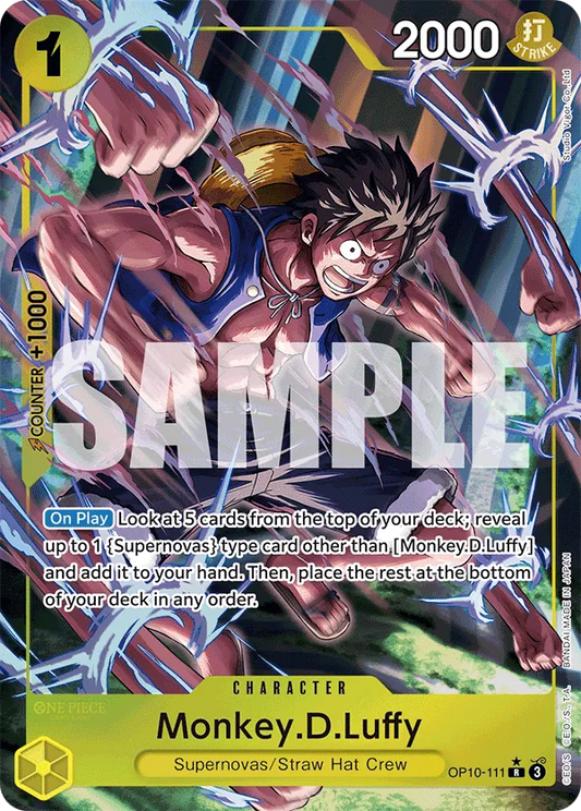 Monkey.D.Luffy (OP10-111) OP10 Alternate Art (AA)