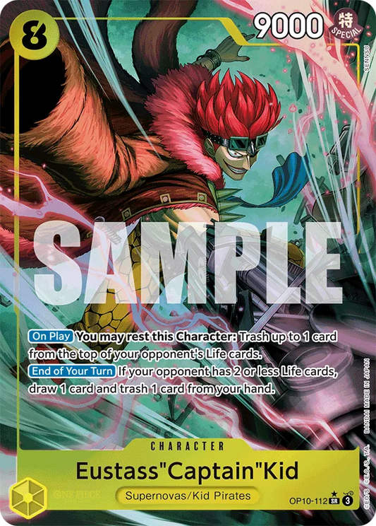 Eustass"Captain"Kid (OP10-112) OP10 Alternate Art (AA)