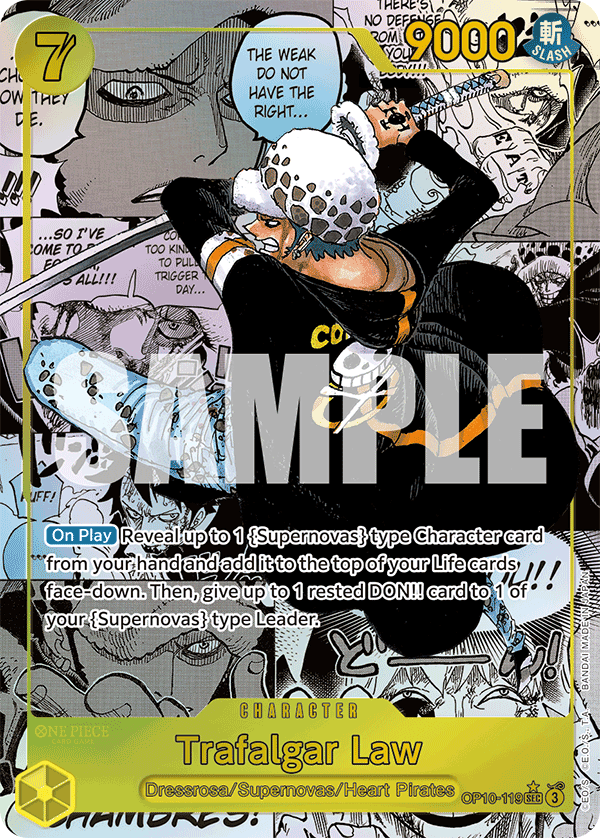Trafalgar D. Law (OP10-119) OP10 Manga Rare