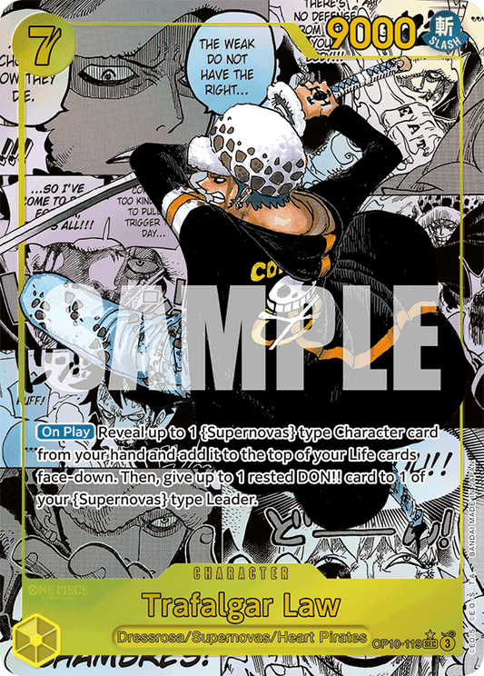 Trafalgar D. Law (OP10-119) OP10 Manga Rare