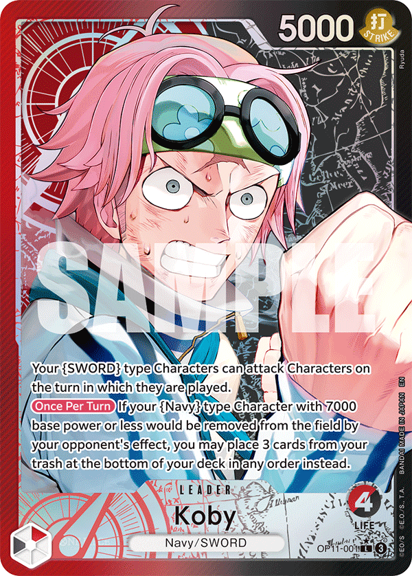 Koby (OP11-001) OP11 Leader Alt Art (AA)