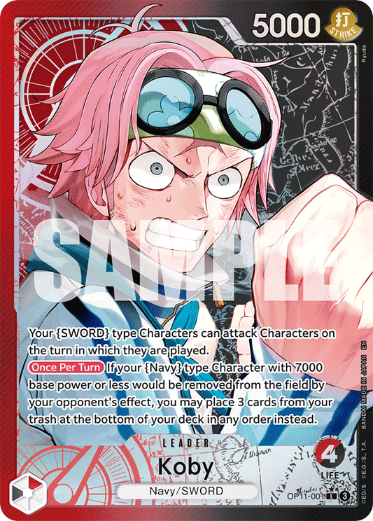 Koby (OP11-001) OP11 Leader Alt Art (AA)