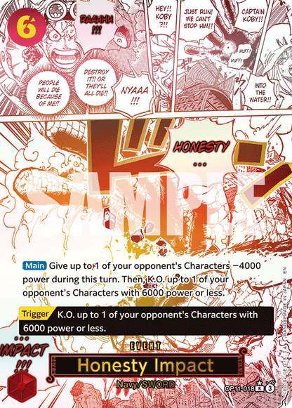 Honesty Impact (OP11-018) OP11 Event Manga Rare