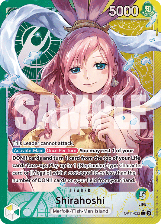 Shirahoshi (OP11-022) OP11 Leader Alt Art (AA)