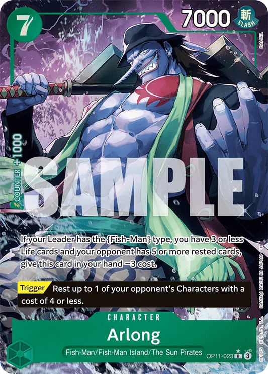 Arlong (OP11-023) OP11 Alternate Art (AA)