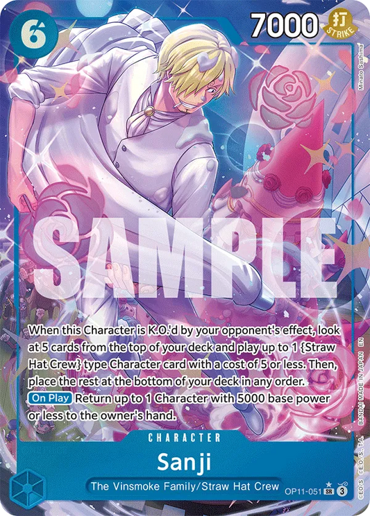 Sanji (OP11-051) OP11 Alternate Art (AA)