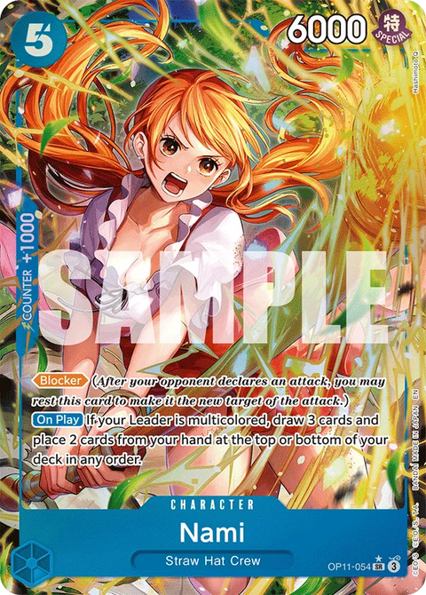 Nami (OP11-054) OP11 Alternate Art (AA)