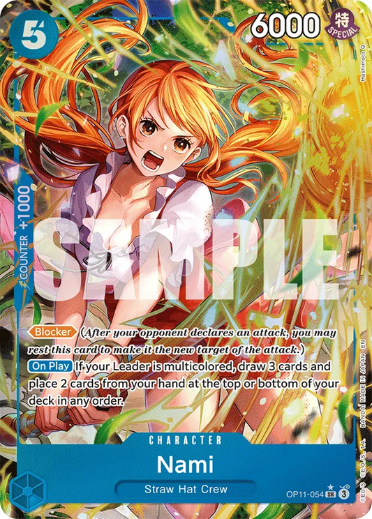 Nami (OP11-054) OP11 Alternate Art (AA)