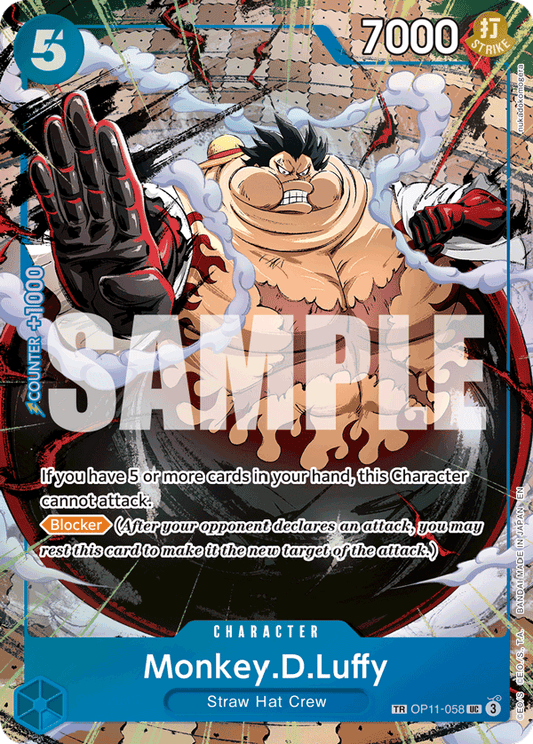 Monkey D. Luffy (OP11-058) OP13 Treasure Rare