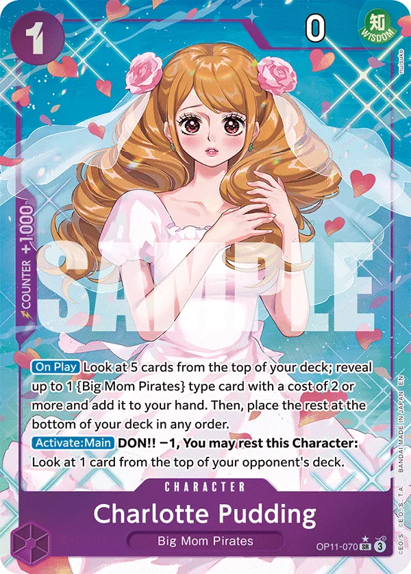 Charlotte Pudding (OP11-070) OP11 Alternate Art (AA)