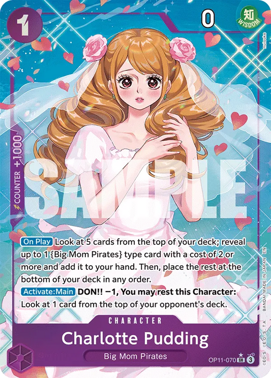 Charlotte Pudding (OP11-070) OP11 Alternate Art (AA)