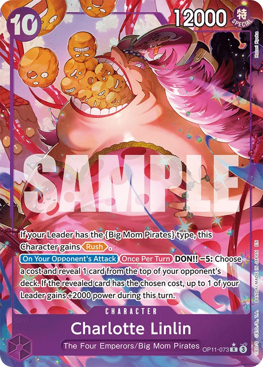 Charlotte Linlin (OP11-073) OP11 Alternate Art (AA)