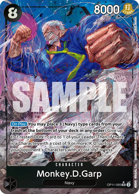 Monkey.D.Garp (OP11-095) OP11 Alternate Art (AA)
