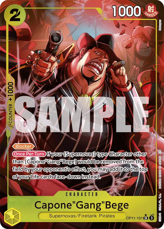 Capone"Gang"Bege (OP11-101) OP11 Alternate Art (AA)
