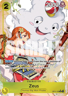 Zeus (OP11-106) OP11 Alternate Art (AA)